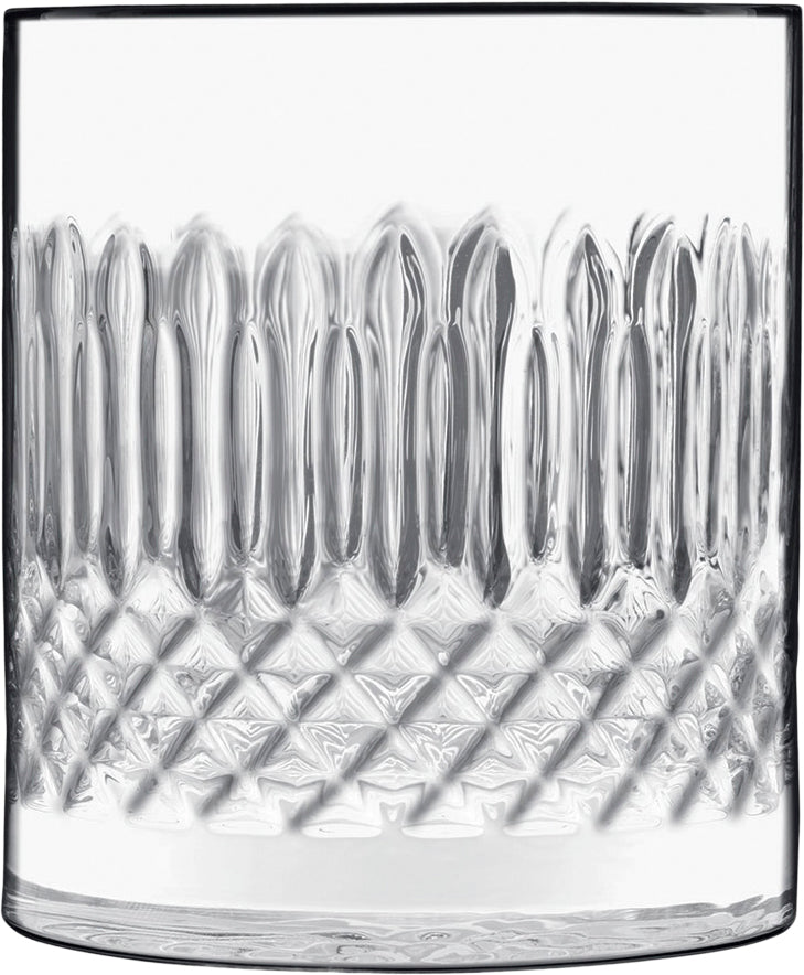 Diamante 4 stk. vandglas/whiskyglas klar 38 cl Ø8, KLAR 001