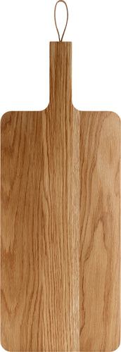 Skærebræt ege træ 44x22 cm