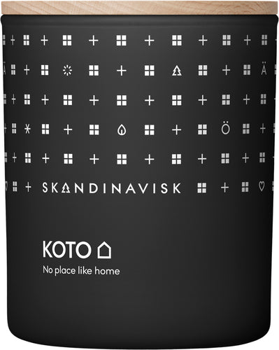 KOTO Scented Candle w Lid 200g Black 200 G